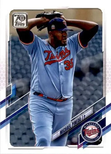 Original gloss Michael Pineda baseball card from 2021 Topps Twins ID 48093
