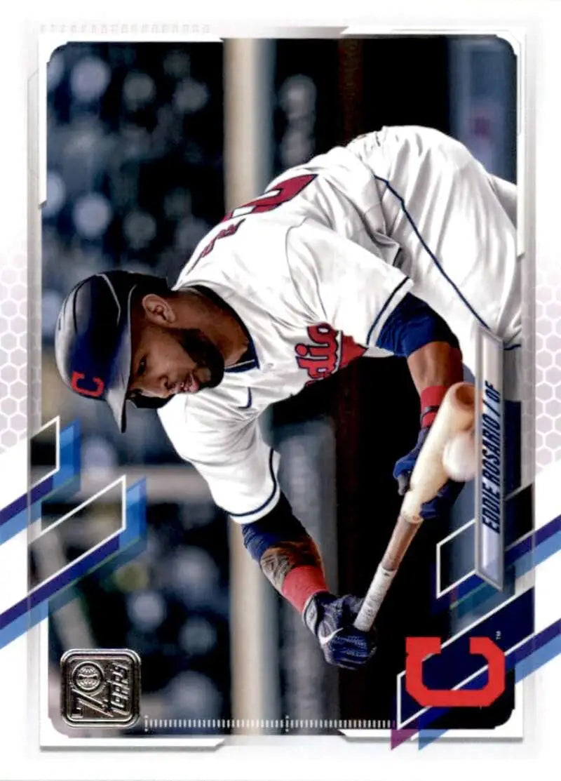 2021 Topps #356 Eddie Rosario NM-MT Cleveland Indians Baseball Card - Baseball Card Single