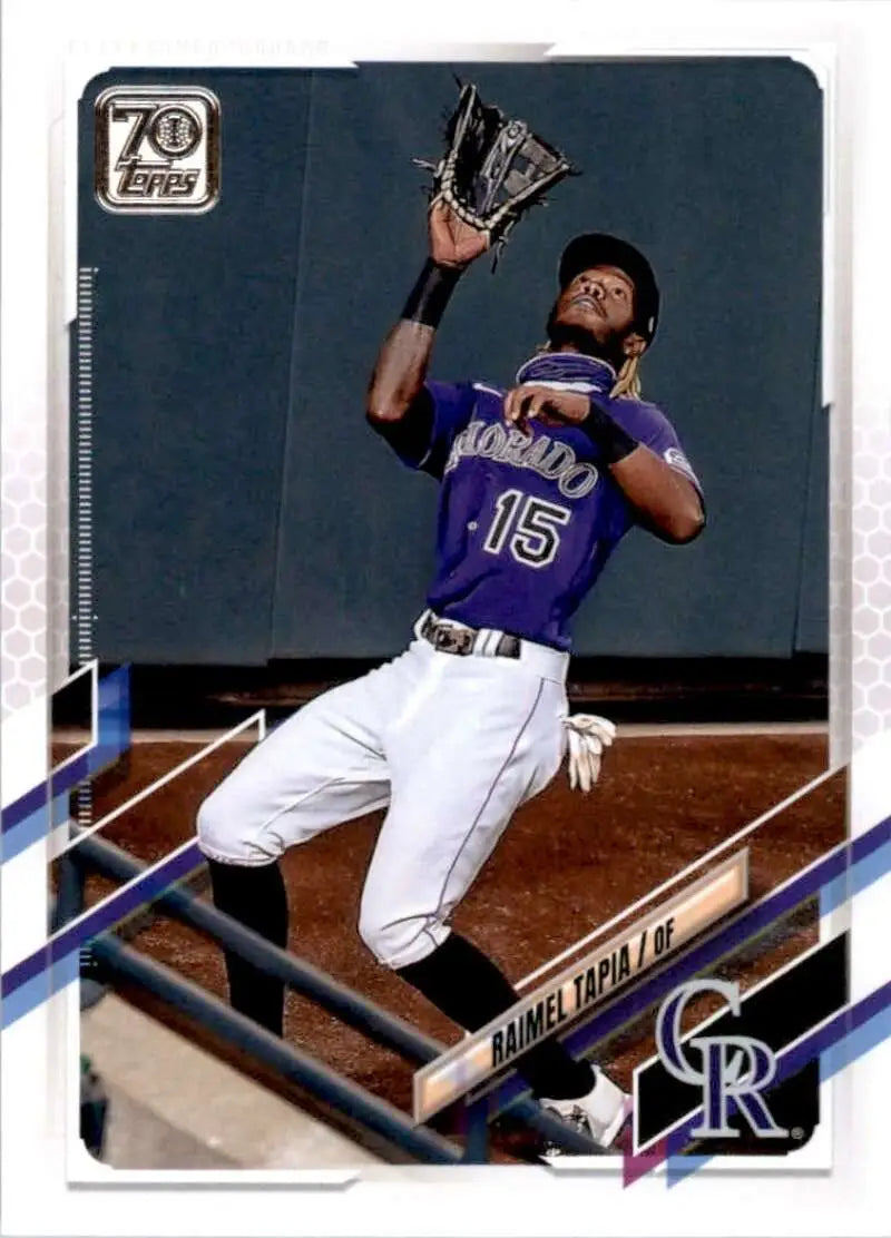 2021 Topps #359 Raimel Tapia NM-MT Colorado Rockies Baseball Card - Baseball Card Single