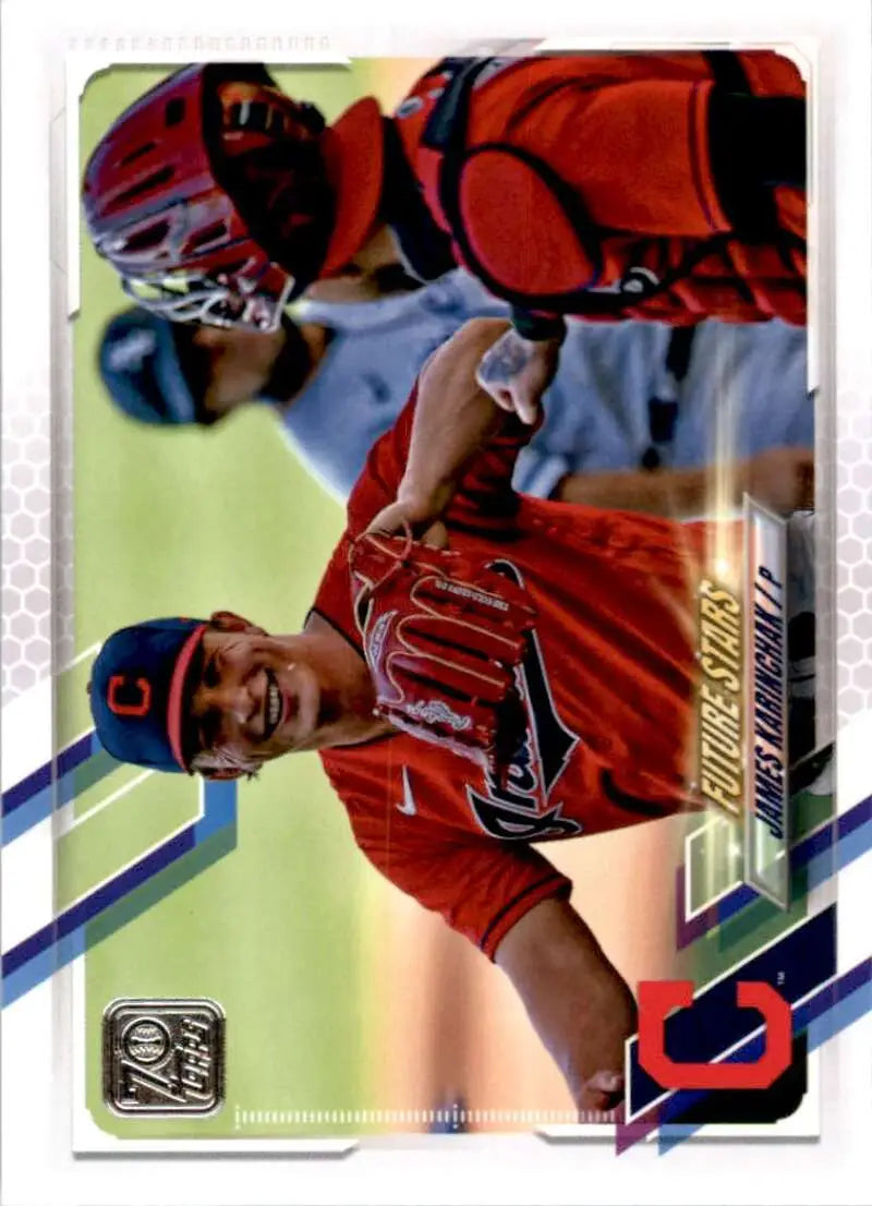 2021 Topps #361 James Karinchak NM-MT Cleveland Indians Baseball Card - Baseball Card Single