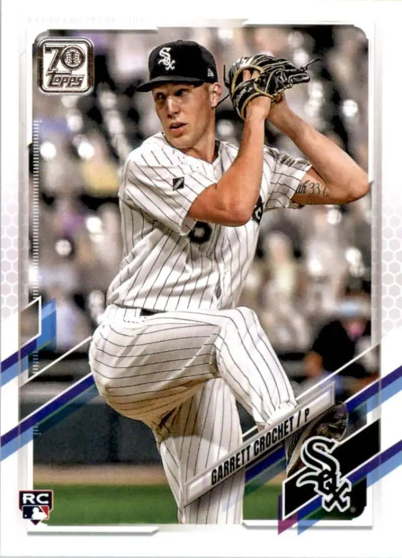 2021 Topps #362 Garrett Crochet NM-MT RC Rookie Chicago White Sox Baseball Card - Baseball Card Single