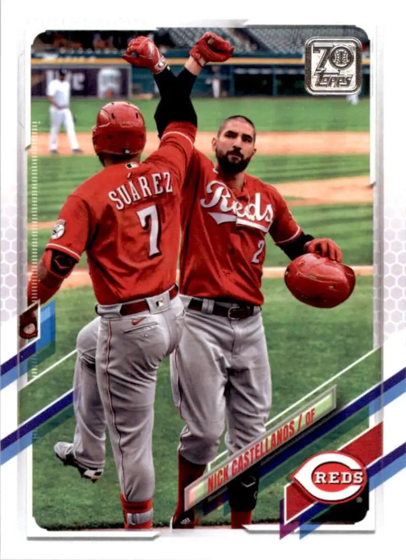2021 Topps #365 Nick Castellanos NM-MT Cincinnati Reds Baseball Card - Baseball Card Single