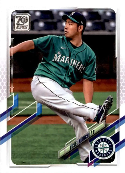 2021 Topps #366 Yusei Kikuchi NM-MT Seattle Mariners Baseball Card - Baseball Card Single