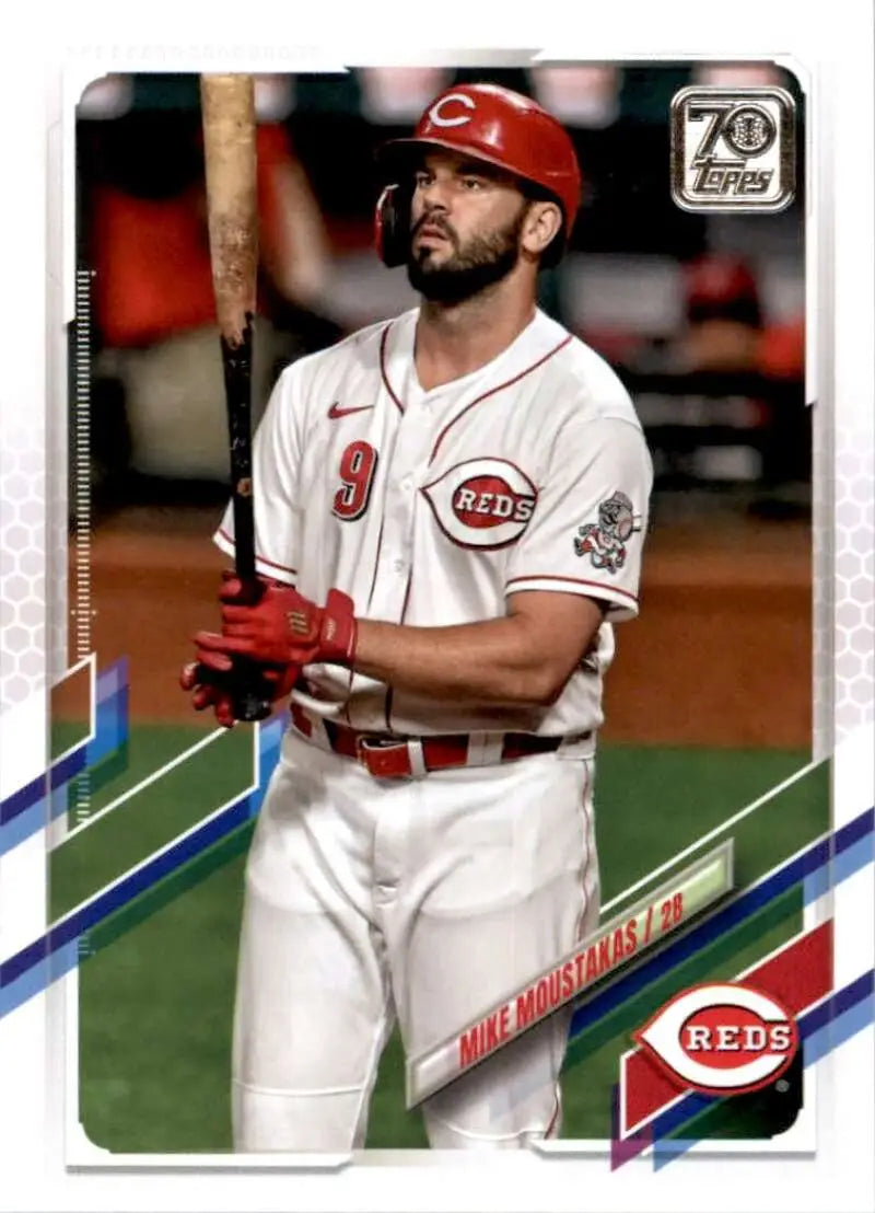 2021 Topps #368 Mike Moustakas NM-MT Cincinnati Reds Baseball Card - Baseball Card Single