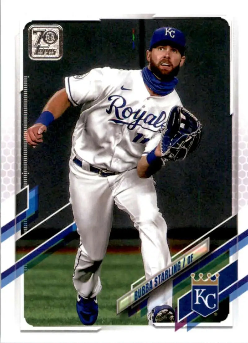 2021 Topps #375 Bubba Starling NM-MT Kansas City Royals Baseball Card - Baseball Card Single