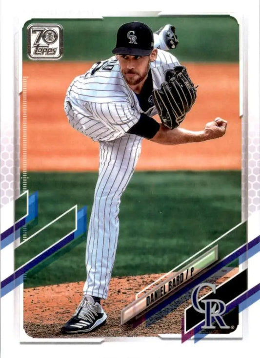 2021 Topps #376 Daniel Bard NM-MT Colorado Rockies Baseball Card - Baseball Card Single