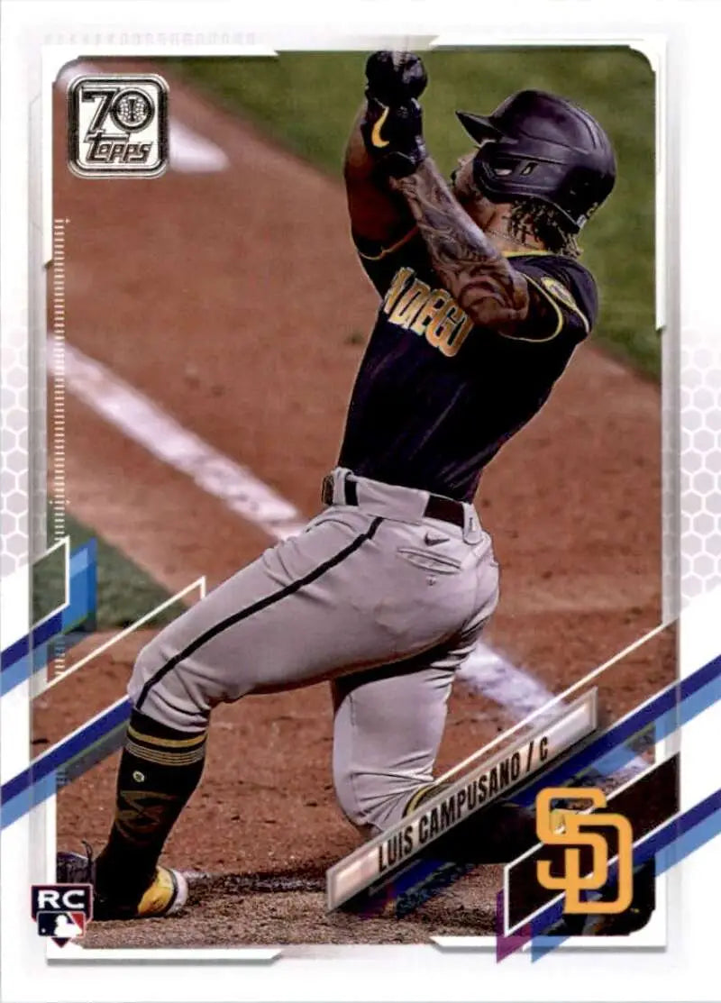 2021 Topps #381 Luis Campusano NM-MT RC Rookie San Diego Padres Baseball Card - Baseball Card Single