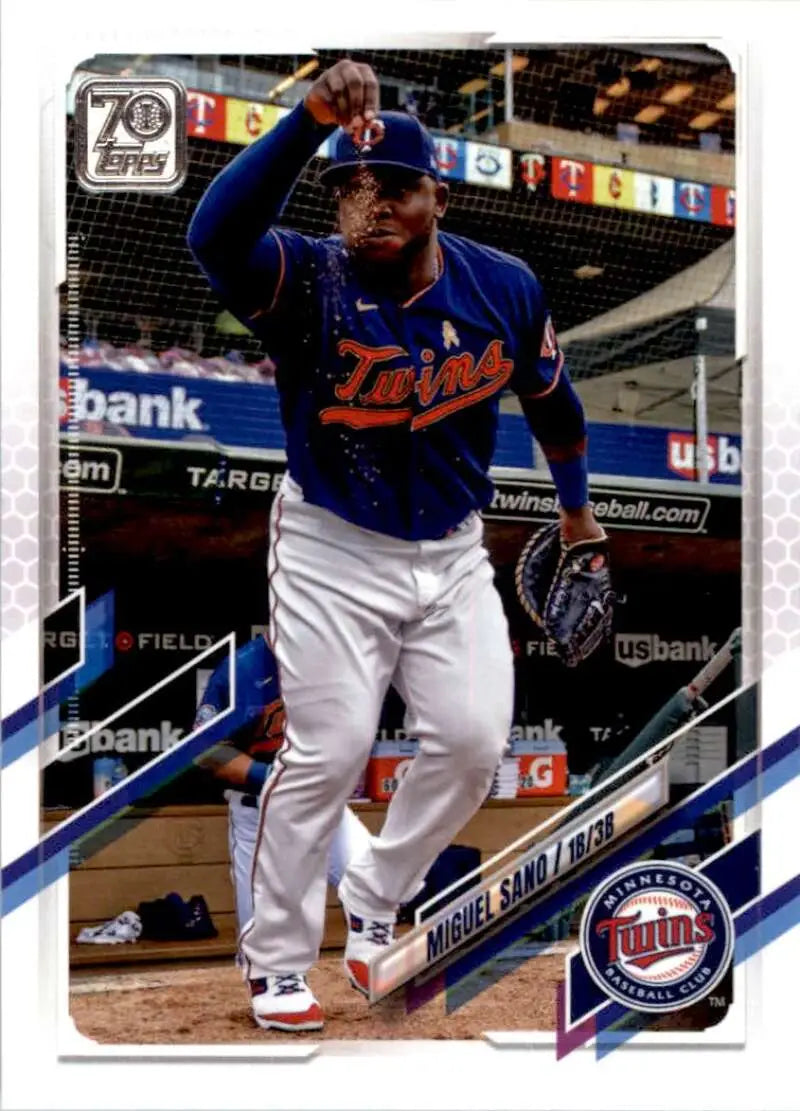 2021 Topps #383 Miguel Sano NM-MT Minnesota Twins Baseball Card - Baseball Card Single