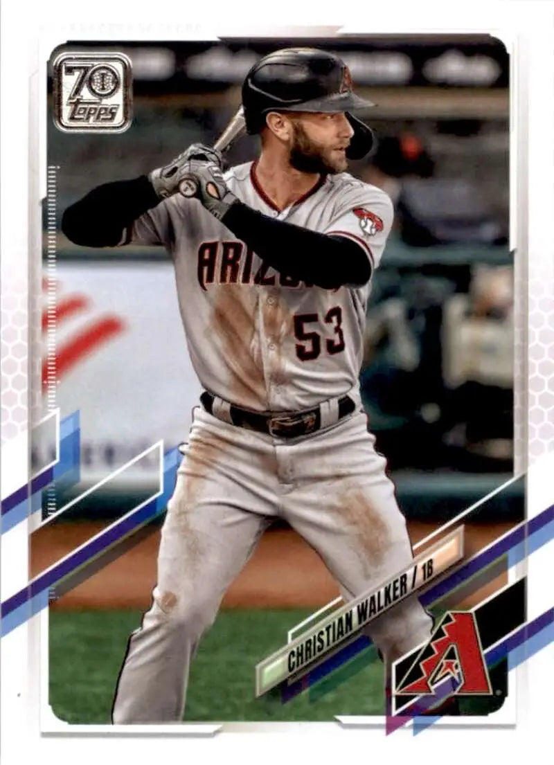 2021 Topps #386 Christian Walker NM-MT Arizona Diamondbacks Baseball Card - Baseball Card Single