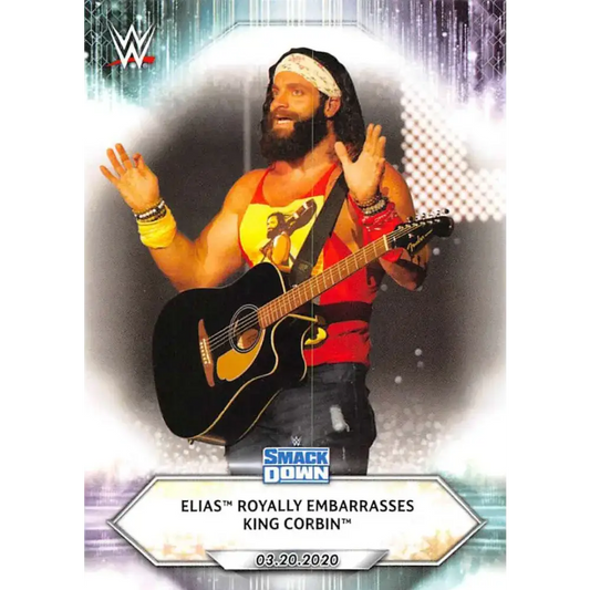 2021 Topps #39 Elias NM-MT Wrestling Card - Wrestling Card Single