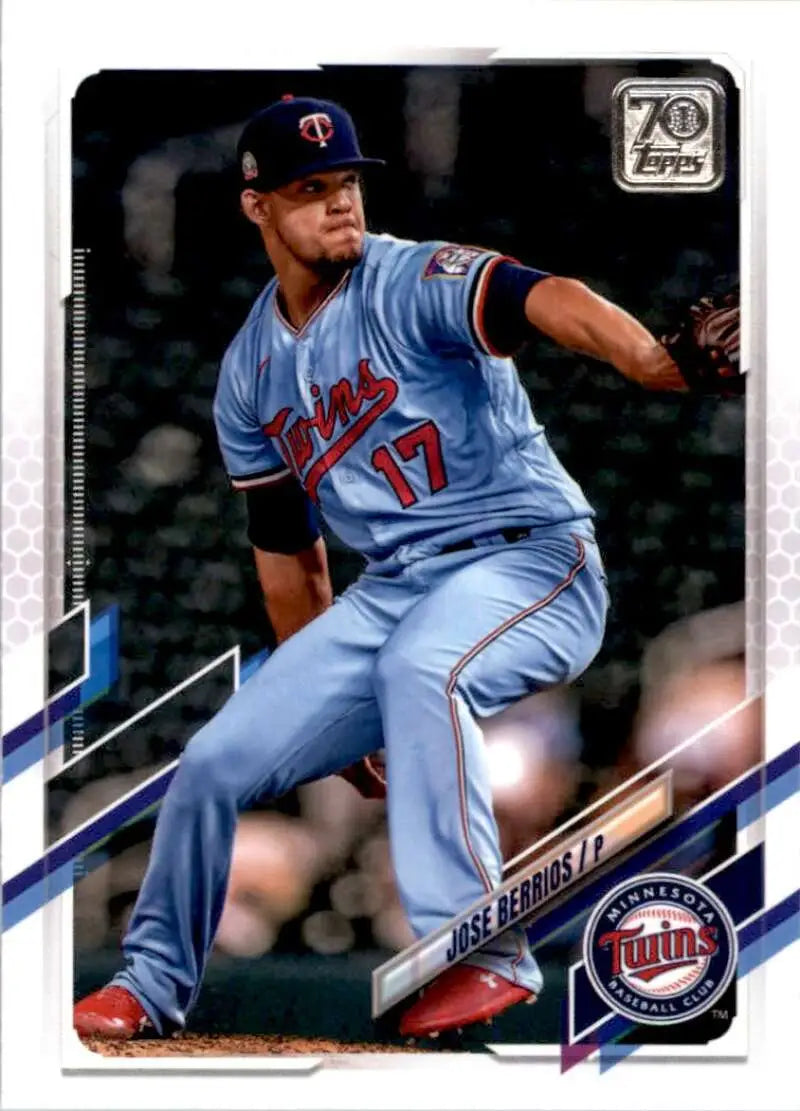 2021 Topps #395 Jose Berrios NM-MT Minnesota Twins Baseball Card - Baseball Card Single