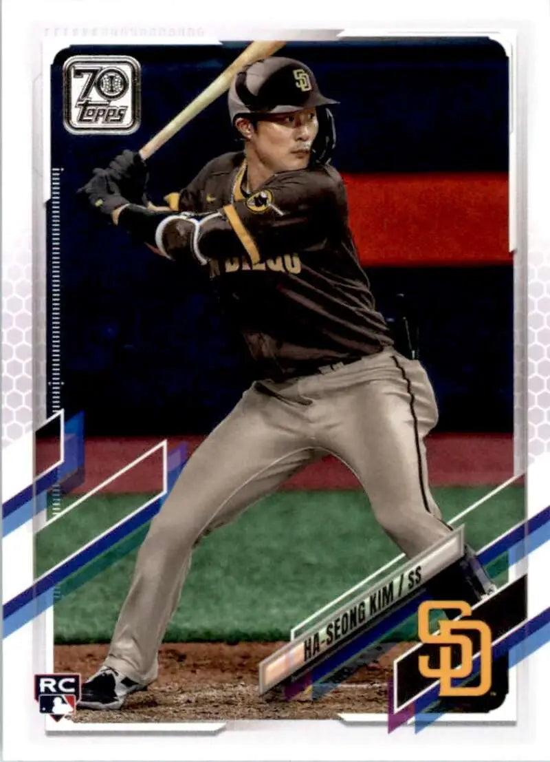 2021 Topps #398 Ha-Seong Kim NM-MT RC Rookie San Diego Padres Baseball Card - Baseball Card Single
