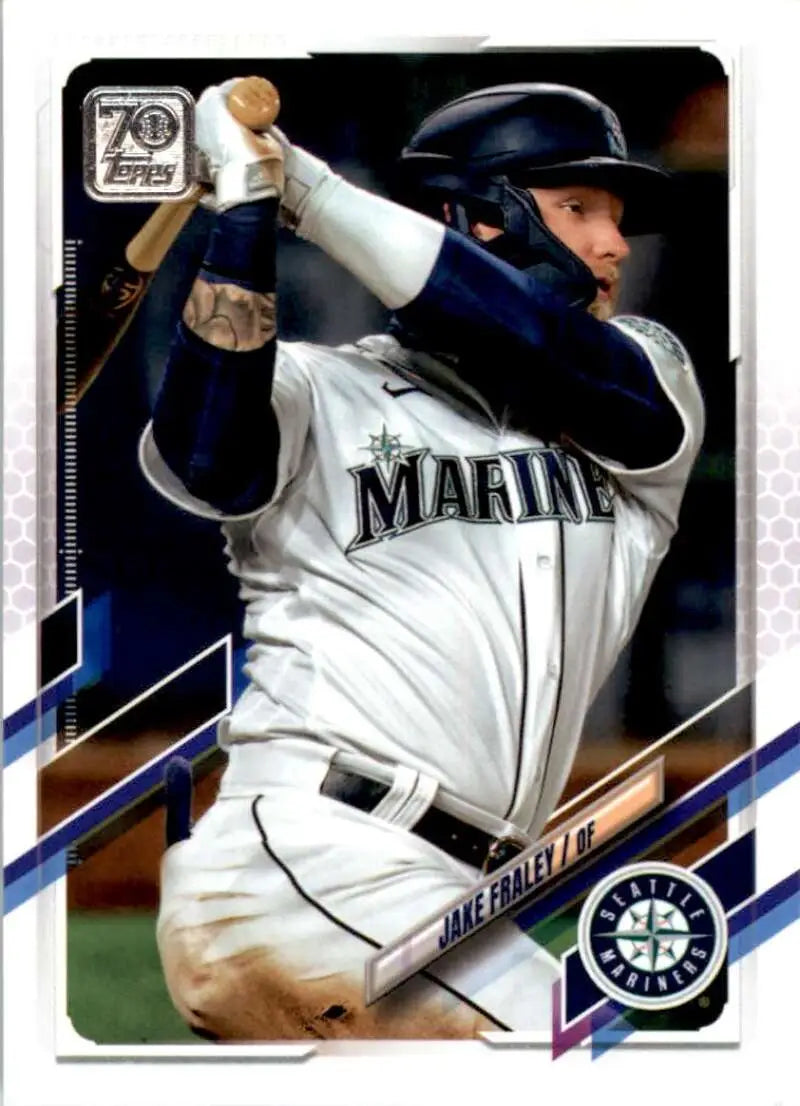 2021 Topps #402 Jake Fraley NM-MT Seattle Mariners Baseball Card - Baseball Card Single