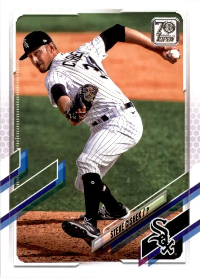 2021 Topps #407 Steve Cishek NM-MT Chicago White Sox Baseball Card - Baseball Card Single
