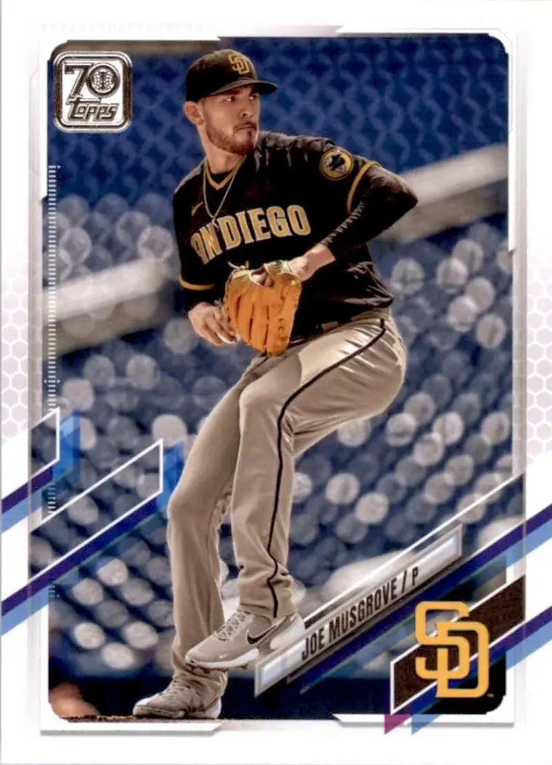2021 Topps #411 Joe Musgrove NM-MT San Diego Padres Baseball Card - Baseball Card Single