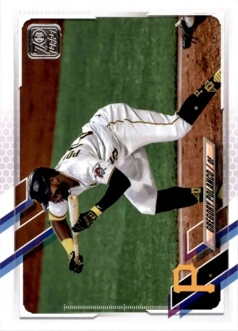 2021 Topps #412 Gregory Polanco NM-MT Pittsburgh Pirates Baseball Card - Baseball Card Single