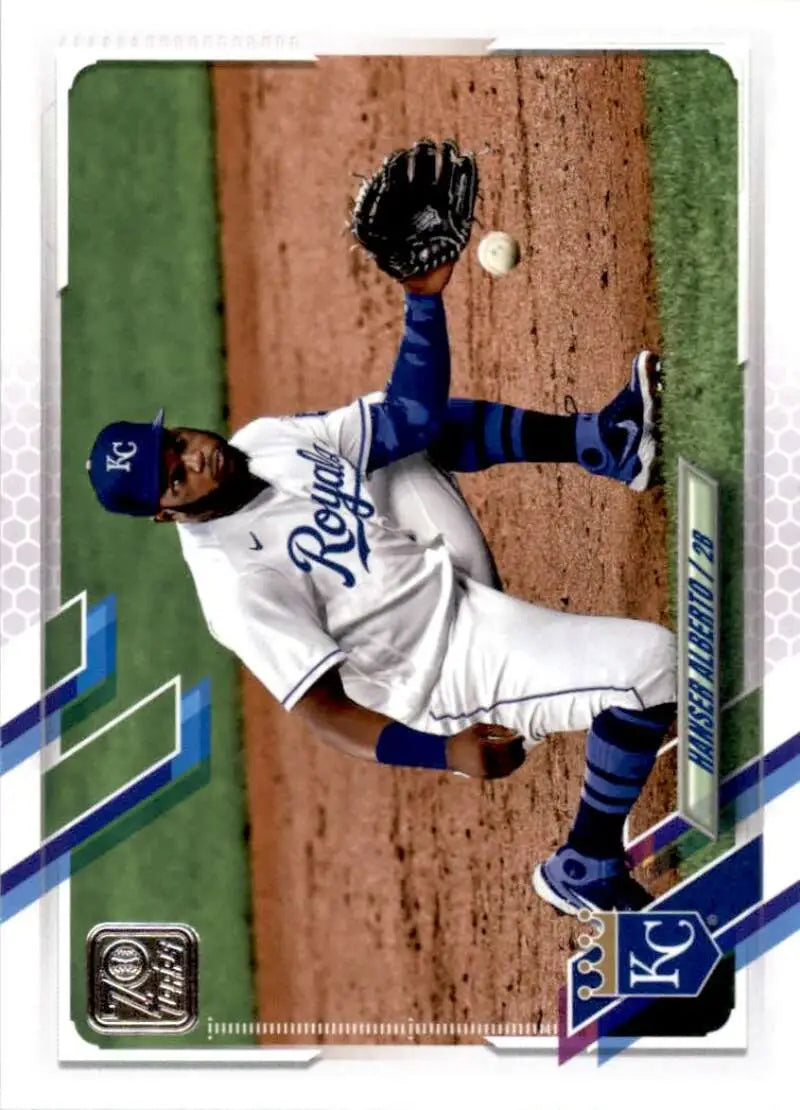 2021 Topps #414 Hanser Alberto NM-MT Kansas City Royals Baseball Card - Baseball Card Single
