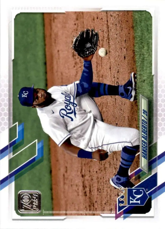 2021 Topps #414 Hanser Alberto NM-MT Kansas City Royals Baseball Card - Baseball Card Single
