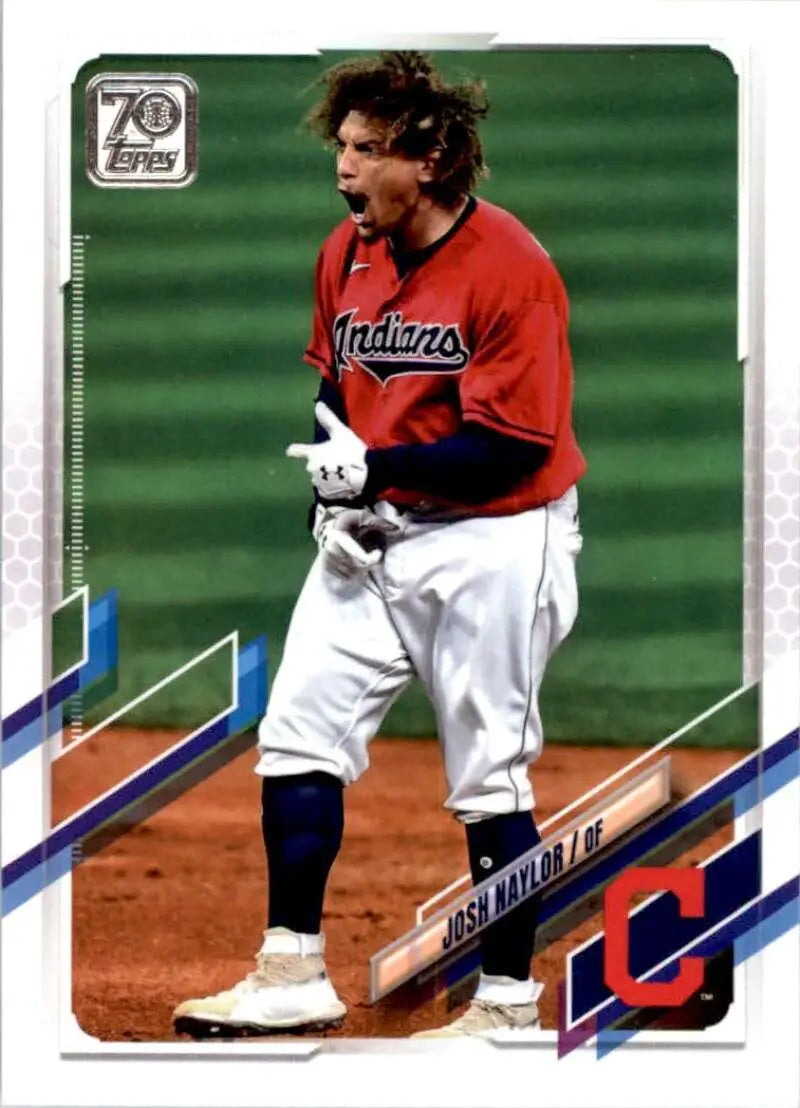 2021 Topps #419 Josh Naylor NM-MT Cleveland Indians Baseball Card - Baseball Card Single