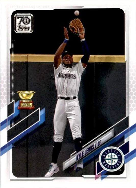 2021 Topps #42 Kyle Lewis NM-MT Seattle Mariners Baseball Card - Baseball Card Single