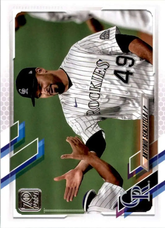 2021 Topps #420 Antonio Senzatela NM-MT Colorado Rockies Baseball Card