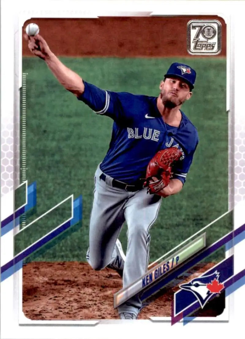 2021 Topps #422 Ken Giles NM-MT Toronto Blue Jays Baseball Card - Baseball Card Single