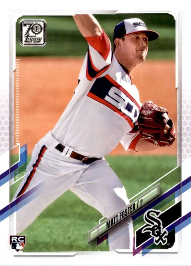 2021 Topps #426 Matt Foster NM-MT RC Rookie Chicago White Sox Baseball Card - Baseball Card Single