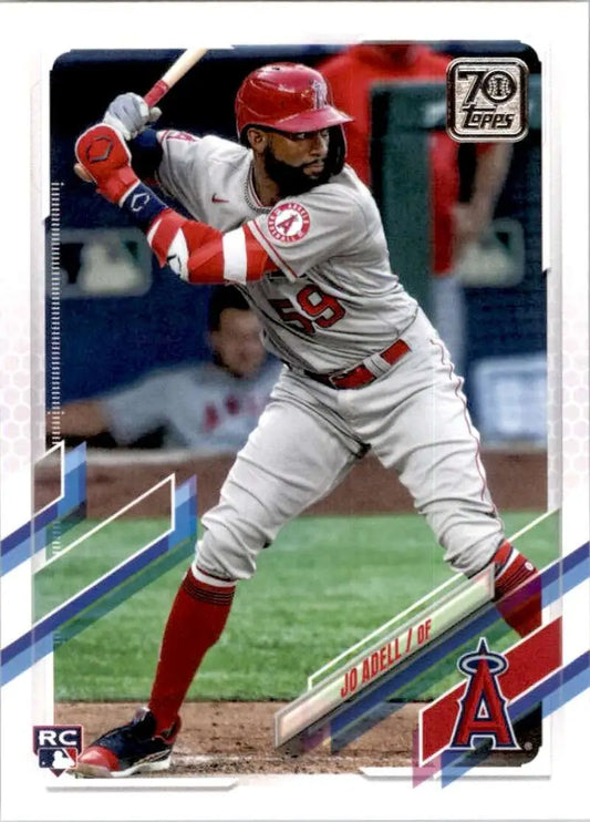 2021 Topps #43 Jo Adell NM-MT RC Rookie Los Angeles Angels Baseball Card