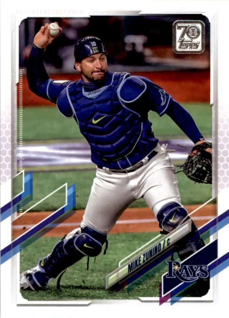2021 Topps #430 Mike Zunino NM-MT Tampa Bay Rays Baseball Card