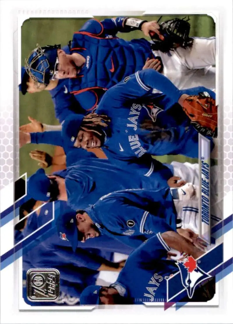 2021 Topps #438 Toronto Blue Jays NM-MT Baseball Card - Baseball Card Single