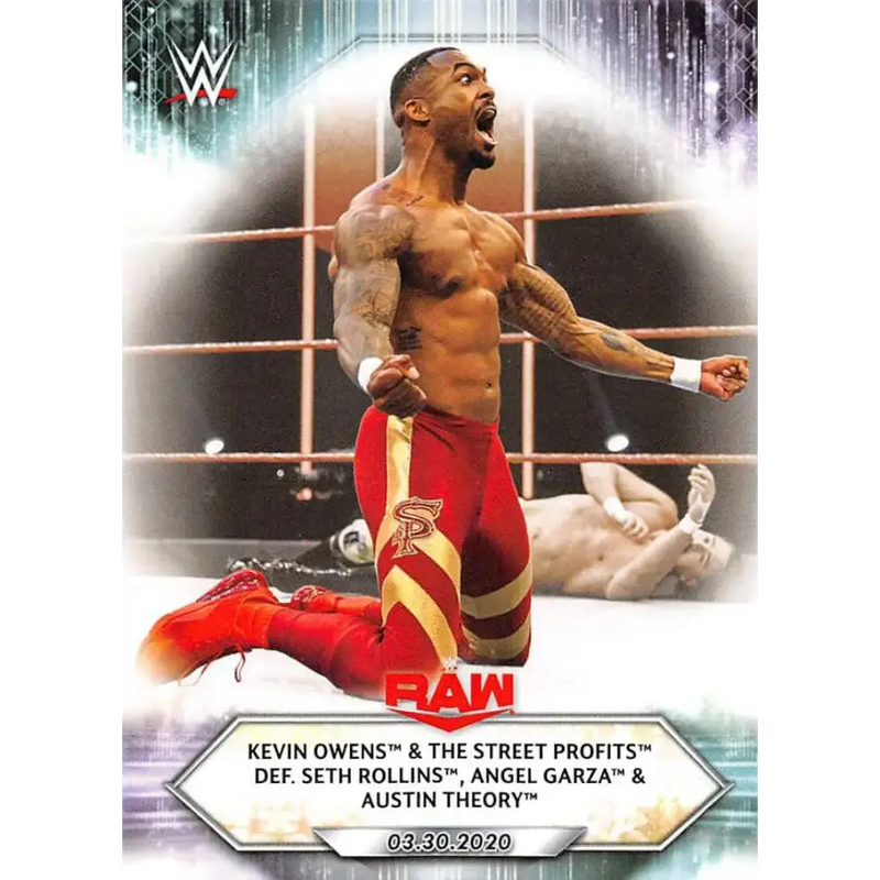 2021 Topps #44 Kevin Owens/The Street Profits NM-MT Wrestling Card - Wrestling Card Single
