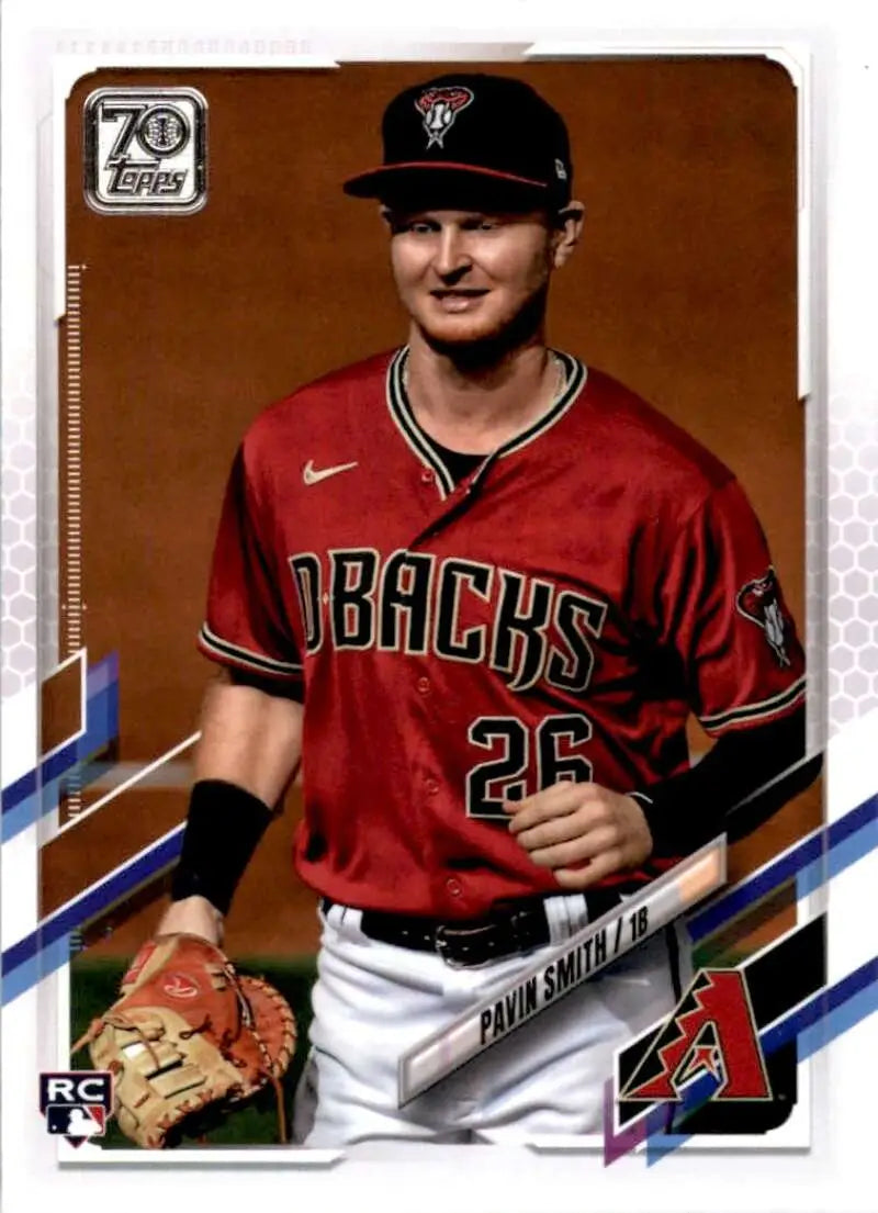 2021 Topps #444 Pavin Smith NM-MT RC Rookie Arizona Diamondbacks Baseball Card - Baseball Card Single