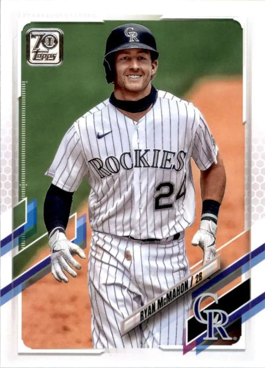 2021 Topps #445 Ryan McMahon NM-MT Colorado Rockies Baseball Card
