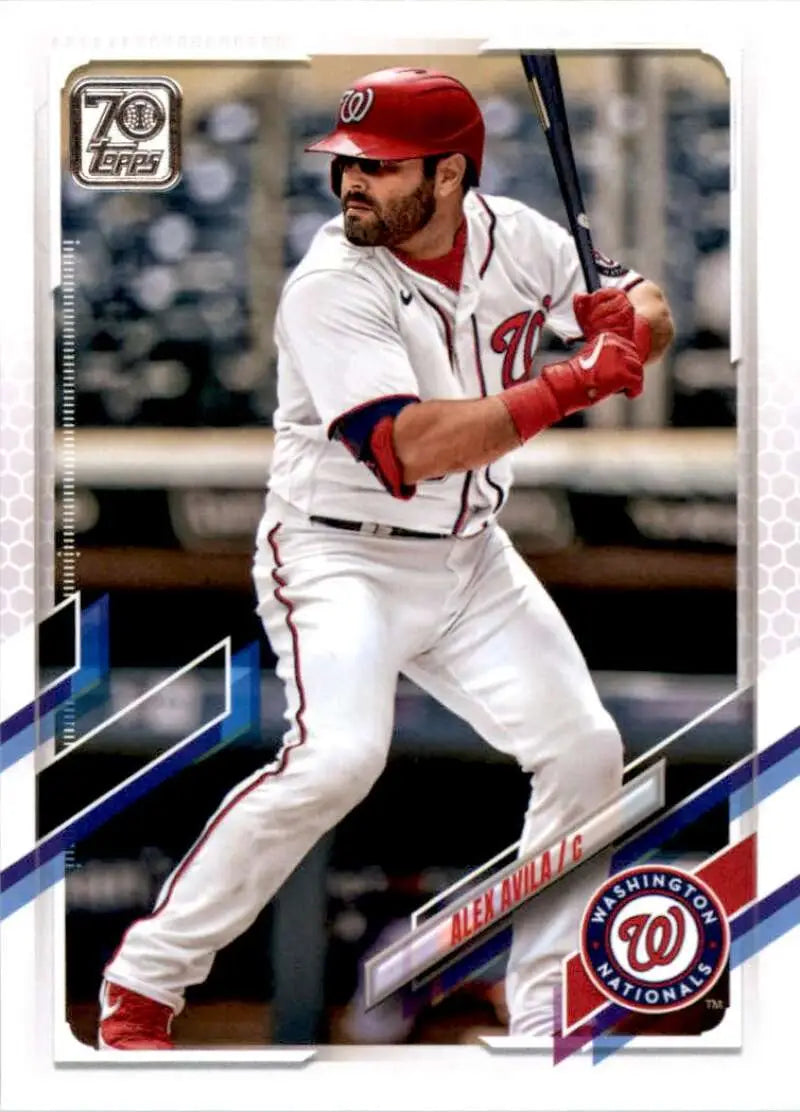 2021 Topps #446 Alex Avila NM-MT Washington Nationals Baseball Card - Baseball Card Single