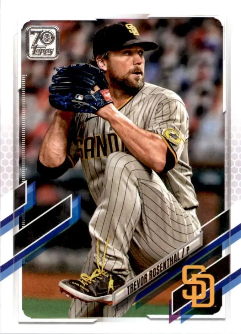 2021 Topps #454 Trevor Rosenthal NM-MT San Diego Padres Baseball Card