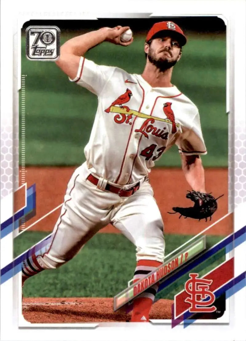 2021 Topps #455 Dakota Hudson NM-MT St. Louis Cardinals Baseball Card - Baseball Card Single