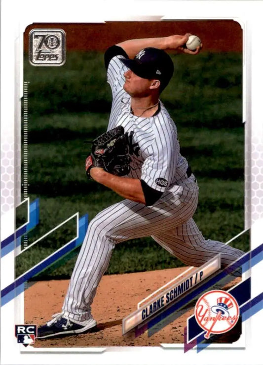 2021 Topps #456 Clarke Schmidt NM-MT RC Rookie New York Yankees Baseball Card - Baseball Card Single
