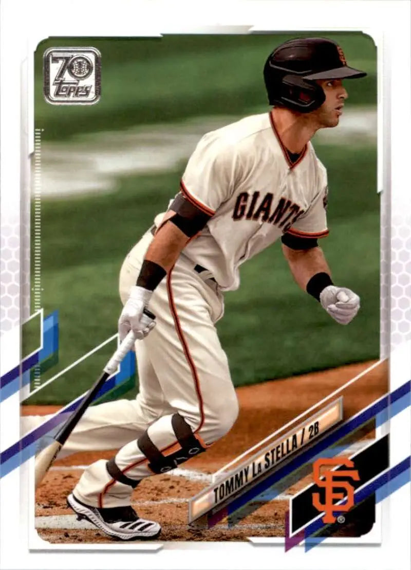 2021 Topps #462 Tommy La Stella NM-MT San Francisco Giants Baseball Card - Baseball Card Single