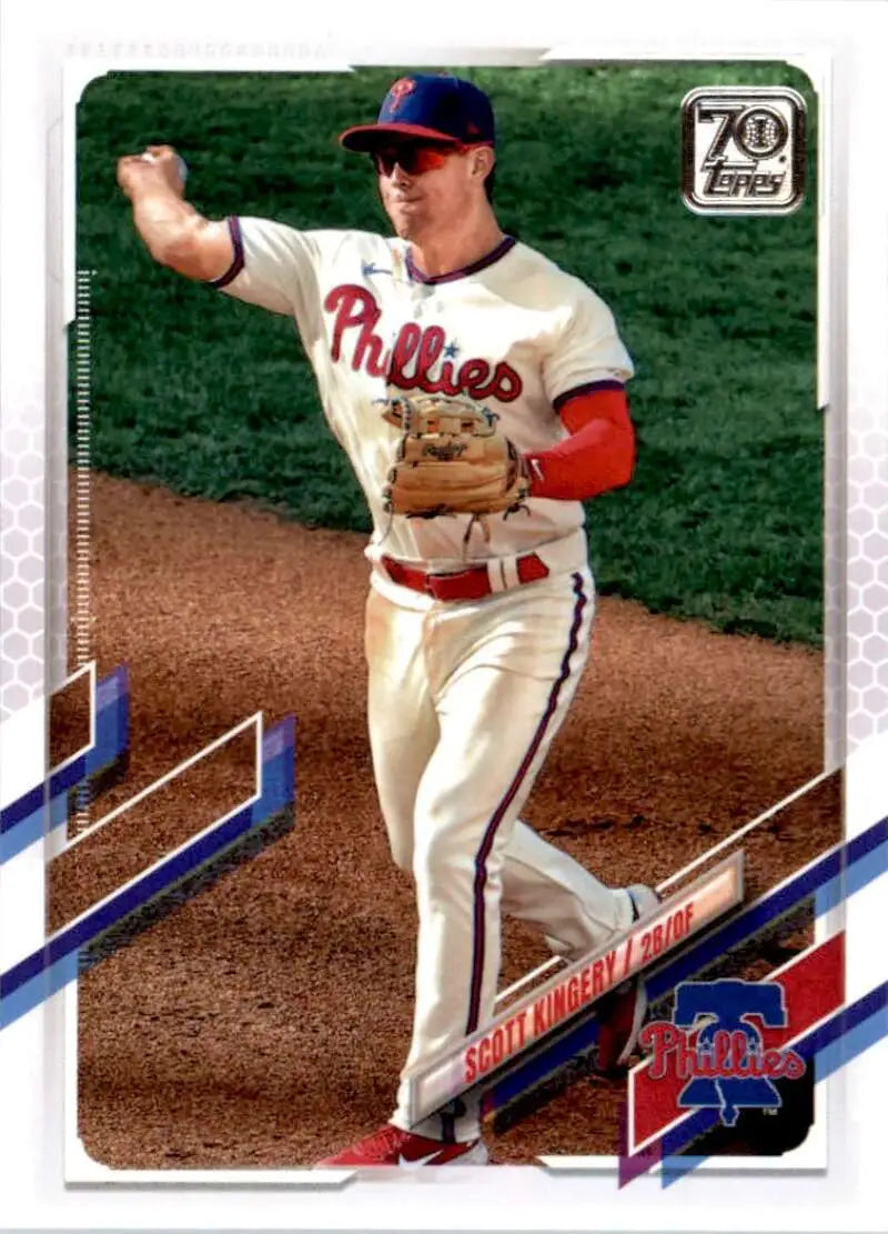 2021 Topps #464 Scott Kingery NM-MT Philadelphia Phillies Baseball Card - Baseball Card Single