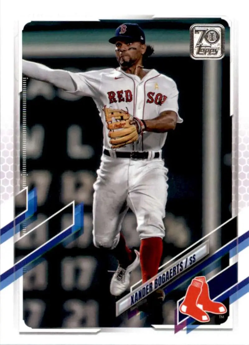 2021 Topps #476 Xander Bogaerts NM-MT Boston Red Sox Baseball Card
