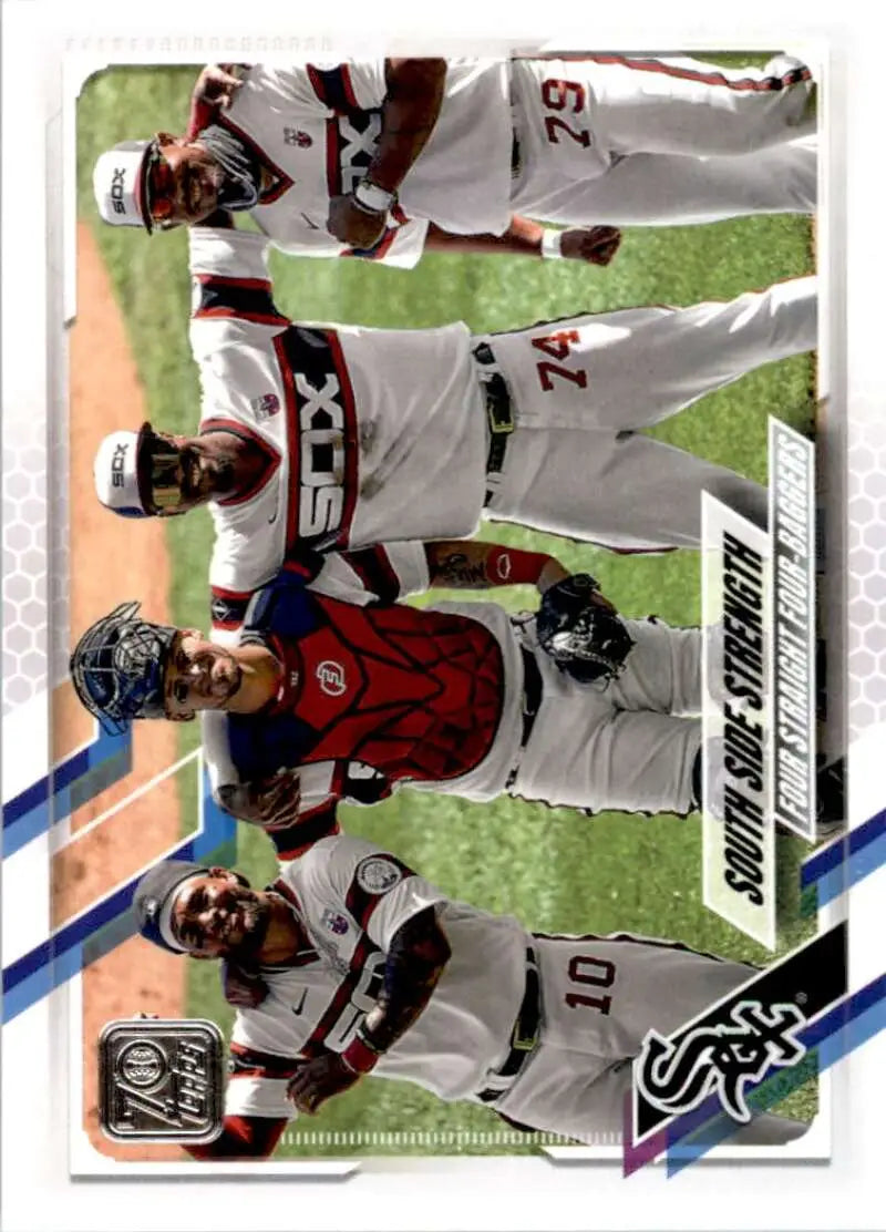 2021 Topps #486 South Side Strength NM-MT Chicago White Sox Baseball Card - Baseball Card Single