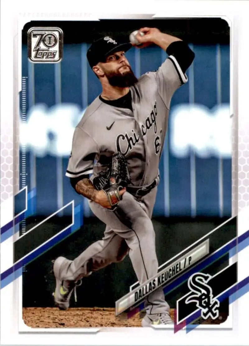 2021 Topps #488 Dallas Keuchel NM-MT Chicago White Sox Baseball Card - Baseball Card Single