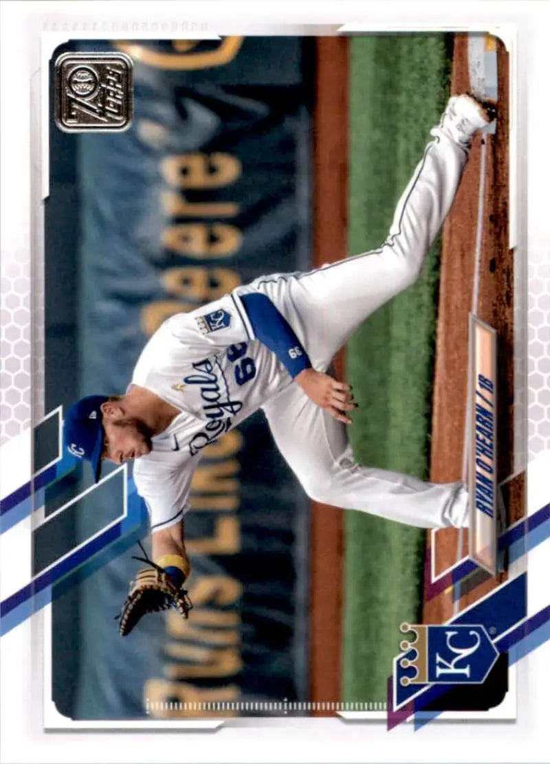 2021 Topps #492 Ryan O’Hearn NM-MT Kansas City Royals Baseball Card - Baseball Card Single