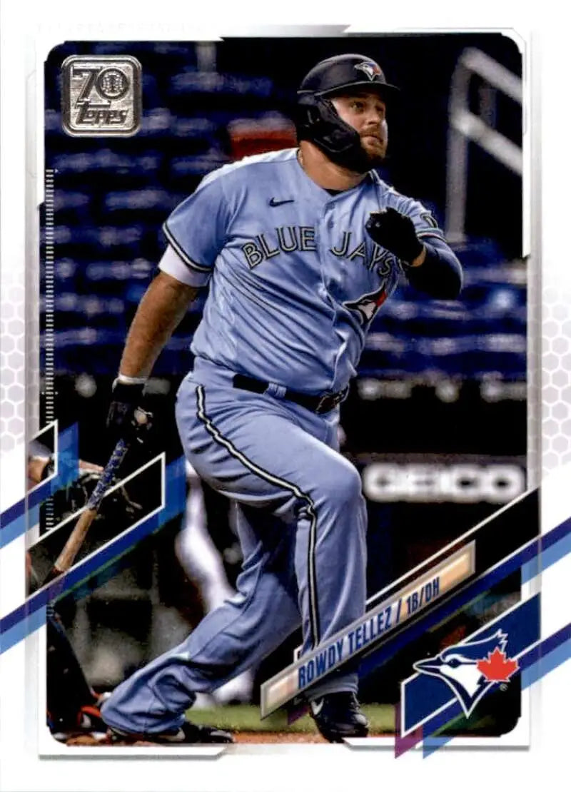 2021 Topps #493 Rowdy Tellez NM-MT Toronto Blue Jays Baseball Card - Baseball Card Single