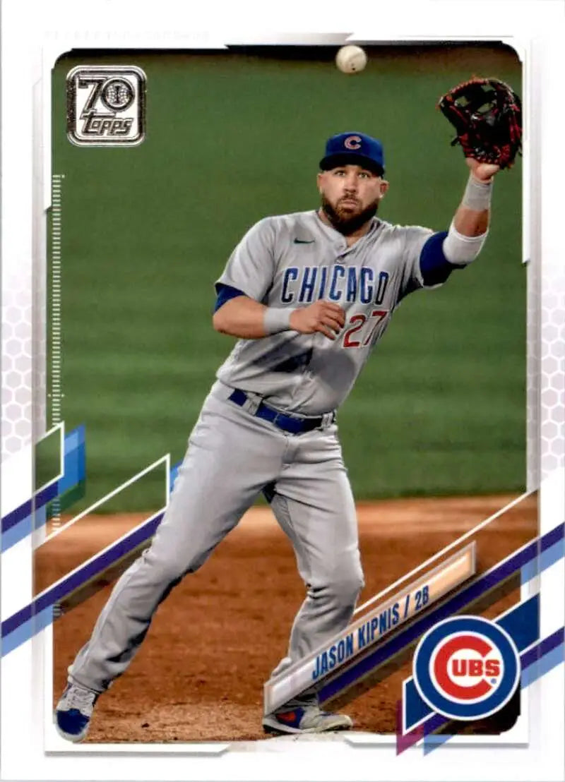 2021 Topps #494 Jason Kipnis NM-MT Chicago Cubs Baseball Card - Baseball Card Single