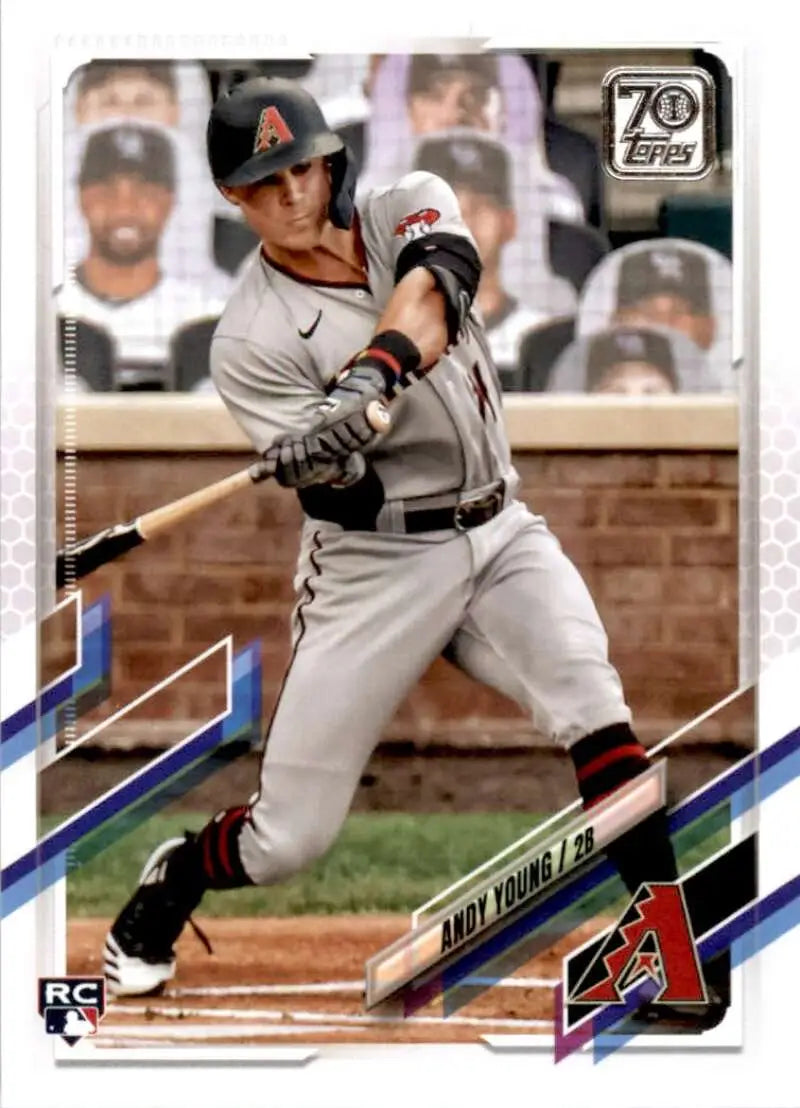 2021 Topps #499 Andy Young NM-MT RC Rookie Arizona Diamondbacks Baseball Card - Baseball Card Single