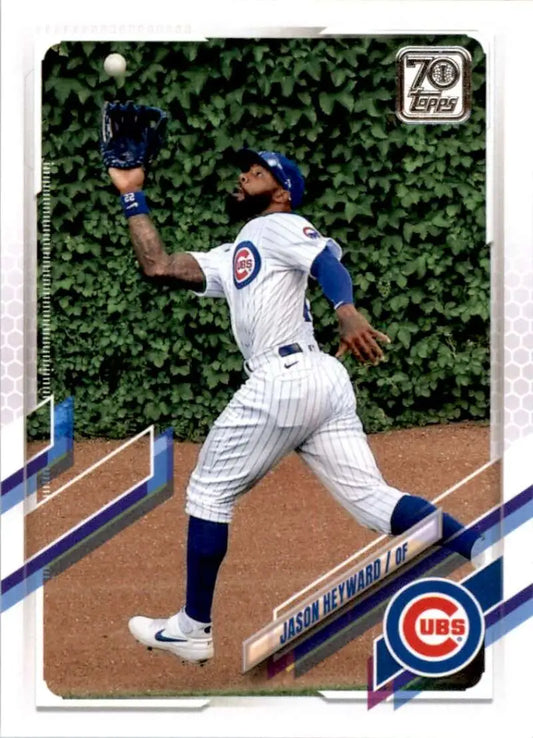 2021 Topps #501 Jason Heyward NM-MT Chicago Cubs Baseball Card - Baseball Card Single