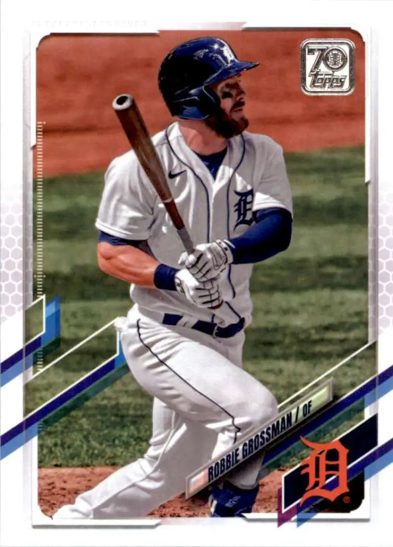 2021 Topps #509 Robbie Grossman NM-MT Detroit Tigers Baseball Card - Baseball Card Single