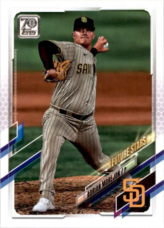 2021 Topps #518 Adrian Morejon NM-MT San Diego Padres Baseball Card - Baseball Card Single