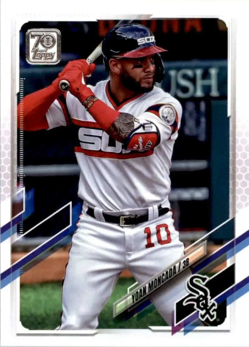 2021 Topps #520 Yoan Moncada NM-MT Chicago White Sox Baseball Card - Baseball Card Single